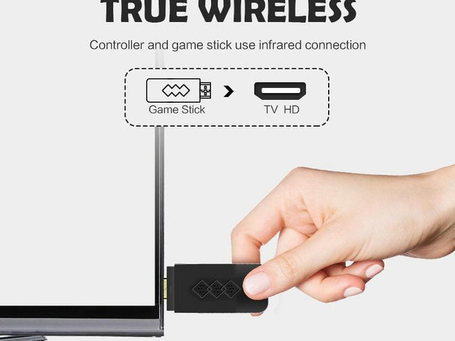 Wireless Y2 Game Console - 830 Hd Games Somatosensory Version-1915197624135323650
