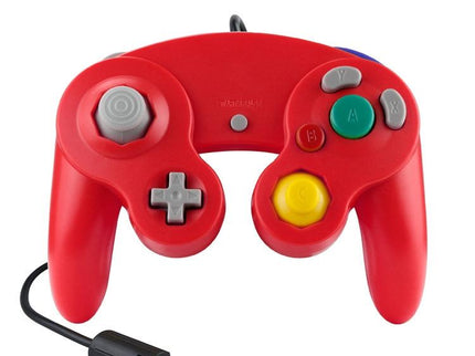 2-Pack Wired Vibrating Game Controller For Nintendo Ngc / Wii - Red-1915197806017122309