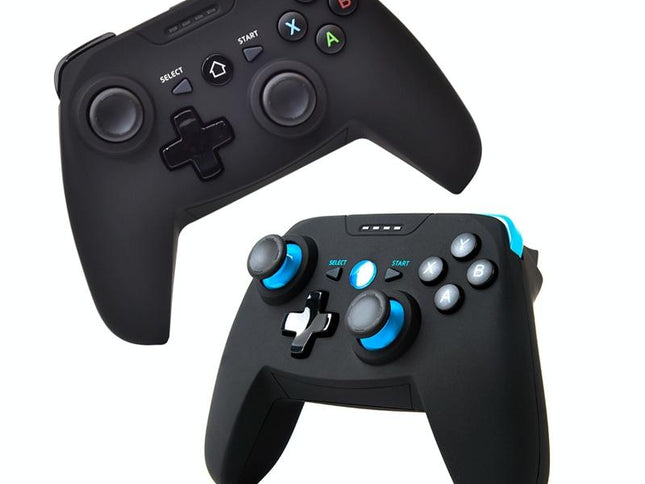 Wireless Game Controller For Android / Ios / Pc / Ps3 - 2.4Ghz & Bluetooth 4.0 - Blue-1915197532955348993
