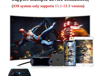 Wireless Game Controller For Android / Ios / Pc / Ps3 With Bluetooth 4.0 & Bracket - Blue-1915197653088604164