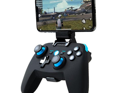 Wireless Game Controller For Android / Ios / Pc / Ps3 With Bluetooth 4.0 & Bracket - Blue-1915197653088604166