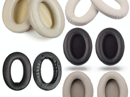 2-Pack Headset Sponge Covers For Sony Wh-1000Xm2 / Xm3 / Xm4 - Black Protein-1915198387645452289
