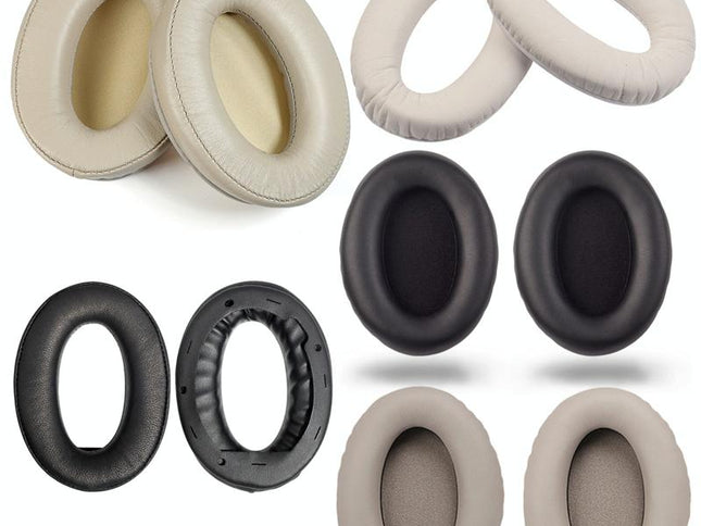 2-Pack Headset Sponge Covers For Sony Wh-1000Xm2 / Xm3 / Xm4 - Black Protein-1915198387645452289