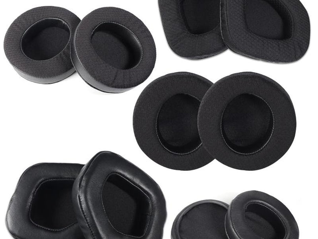 Black Mesh Headset Covers For Alienware - Set Of 2-1915198323598430209