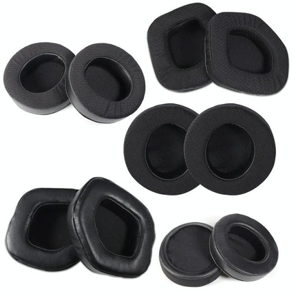 Black Lambskin Headset Covers - 2 Pack For Alienware Aw310H / Aw510H-1915197985940180993