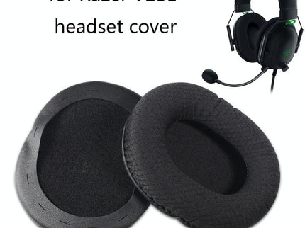 2-Pack Black Mesh Headset Sponge Covers For Razer V2-1915197958677204993