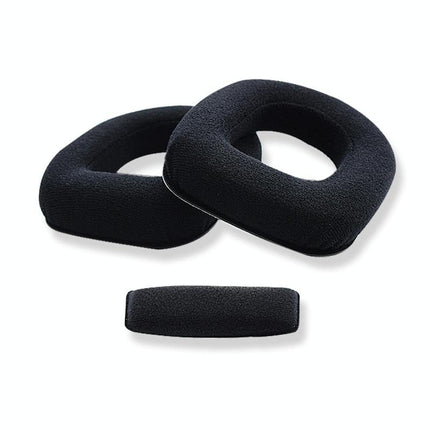 2-Pack Flannel Earmuff Covers For Logitech A10 Gaming Headset-1915198306364035074