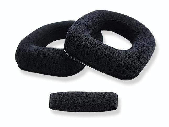 2-Pack Flannel Earmuff Covers For Logitech A10 Gaming Headset-1915198306364035074