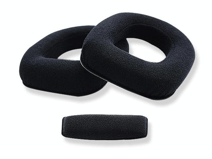 2-Pack Flannel Earmuff Covers For Logitech A40 Gaming Headset-1915197975869657090