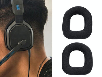 2-Pack Flannel Earmuff Covers For Logitech A40 Gaming Headset-1915197975869657092