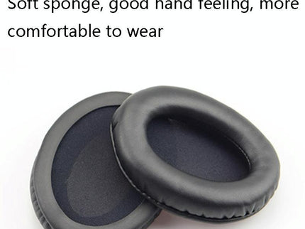 2-Pack Leather Ear Pad Covers For Kingston Cloud Silver Ii Headset - Grid Design-1915197820386807810