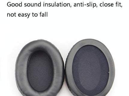 2-Pack Leather Ear Pad Covers For Kingston Cloud Silver Ii Headset - Grid Design-1915197820386807812