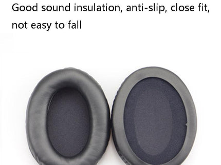 2-Pack Leather Ear Pad Covers For Kingston Cloud Silver Ii Headset - Black-1915197636936339460