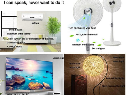 Smart Voice Remote For Air Conditioner And Tv Control With Night Light-1915196925234253828
