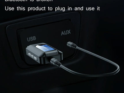 2-In-1 Usb Bluetooth 5.0 Audio Adapter With Lcd Screen-1915197733170450436