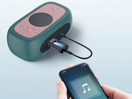 2-In-1 Usb Bluetooth 5.0 Audio Adapter With Lcd Screen-1915197733170450437