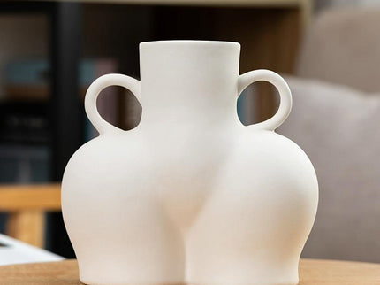 Large Unglazed Ceramic Vase For Home Decor And Dried Flower Arrangements-1915198260918751239