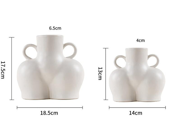 Small Matte Black Ceramic Vase For Home Decor And Dried Flower Arrangements-1915198367726702594