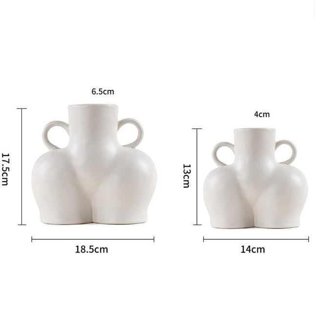 Small Matte Pink Ceramic Vase For Home Decor And Dried Flower Arrangements-1915197698974289922