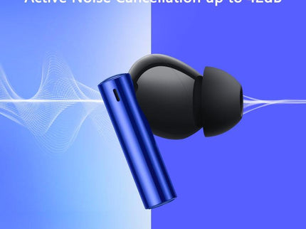 Blue Wireless Active Noise-Cancelling Earbuds For Sports-1922443421608448005