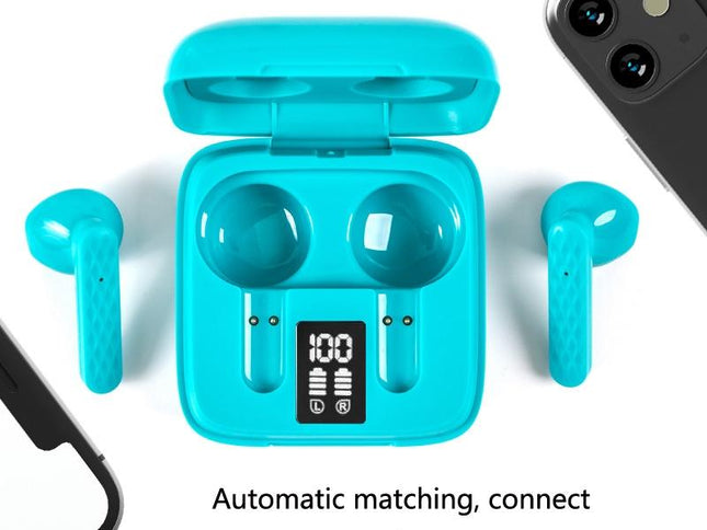 Wireless In-Ear Earphone With Touch Control And Led Display - Bluetooth 5.0 - White-1915196695541583874