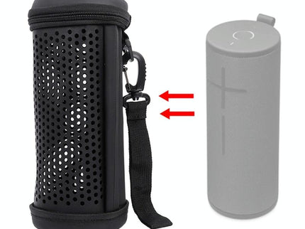 Portable Eva Case For Logitech Ue Megaboom 3 Speaker - Black-1915196814525599751