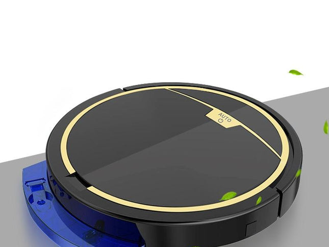 Smart Automatic Sweeping Robot With Mopping Function - Anti-Fall - Black-1915197787847397377