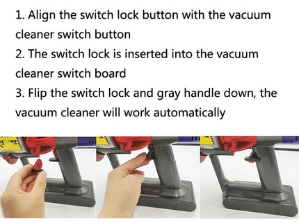 2-Pack Vacuum Cleaner Switch Buckle For Dyson V6-V11-1915197594586451972