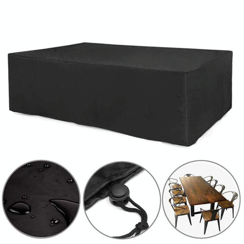 Waterproof Outdoor Furniture Cover For Garden Table And Chairs - 160X160X80Cm-1915196659420237825
