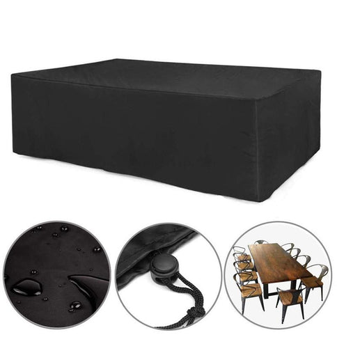 Waterproof Outdoor Furniture Cover For Garden Table And Chairs - 325X208X58Cm-1915196662234615809