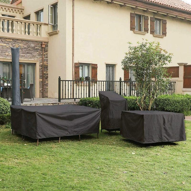 Waterproof Outdoor Furniture Cover For Garden Table And Chairs - 330X220X70Cm-1915196977394618370