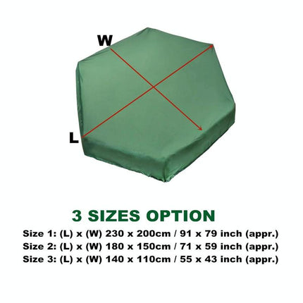 Waterproof Hexagonal Toy Cover - Uv & Dust-Proof - 140X110Cm - Green-1964932161685557250
