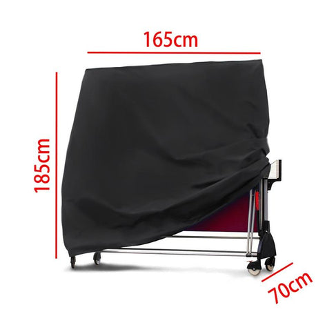 Waterproof Outdoor Table Tennis Cover - 165X70X185Cm - Black / Silver-1915196852425330690