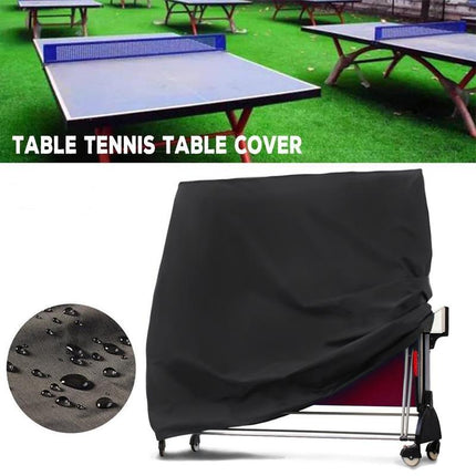 Waterproof Outdoor Table Tennis Cover - 165X70X185Cm - Black / Silver-1964932187228868612