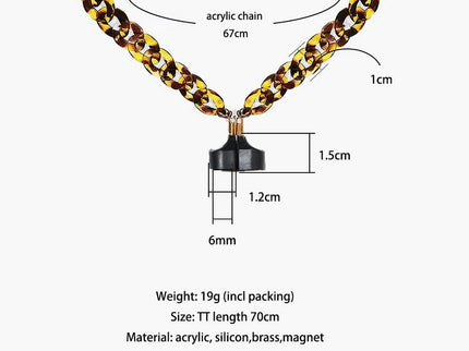 Leopard Wireless Earphones With Strong Magnetic Anti-Lost Chain-1915196931710259202