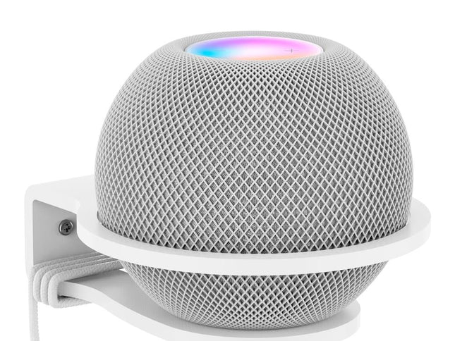 Wall-Mounted / Desktop Acrylic Bracket For Apple Homepod Mini - White-1943465053051293697