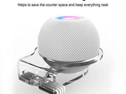 Wall-Mounted / Desktop Acrylic Bracket For Apple Homepod Mini - White-1943465053051293700