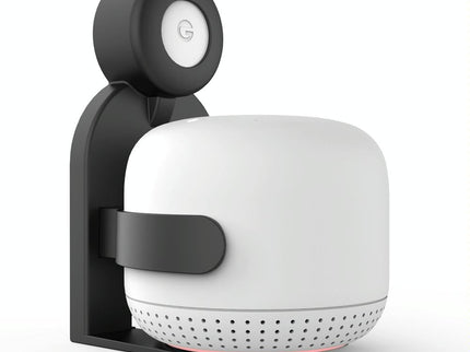 Wall-Mounted Bracket For Google Nest Wifi Router And Point - Black-1915196687996030977