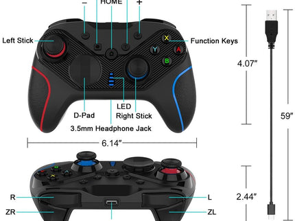Wireless Multi-Platform Gamepad S818 - Universal Gaming Controller-1915197610877128708