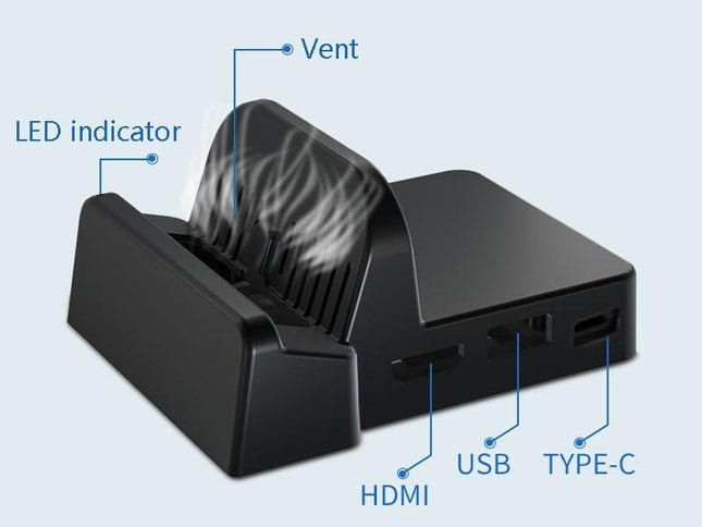 Compact Cooling Stand For Nintendo Switch - Portable-1915197135859617794