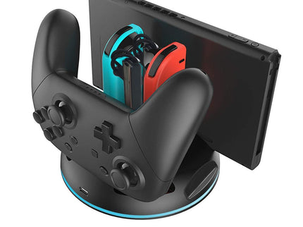 Switch Lite Handle Charger With Colourful Lights-1915197139227643910