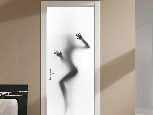 2-Piece Diy 3D Door Sticker Set For Creative Home Decor-1915196999704121345