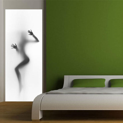 2-Piece Diy 3D Door Sticker Set For Creative Home Decor-1915196999704121346