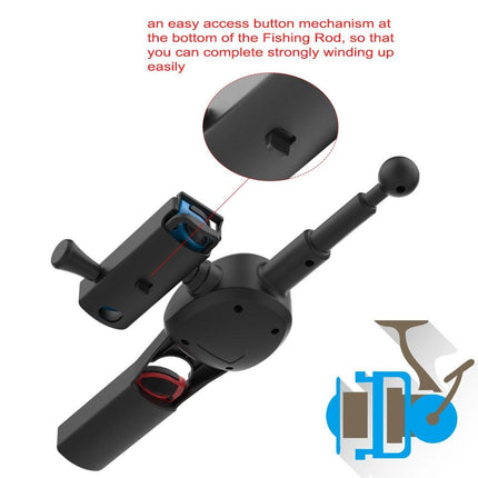 Switch Fishing Rod Handle - Ergonomic Design-1962691922627792899