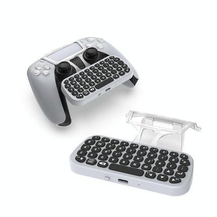 Wireless Bluetooth Gamepad With Headphone Jack For Ps5 - White-1915196818136895488