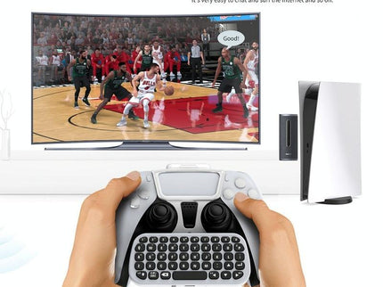 Wireless Bluetooth Gamepad With Headphone Jack For Ps5 - White-1915196818136895492