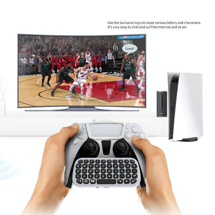Wireless Bluetooth Gamepad With Headphone Jack For Ps5 - White-1915196818136895492