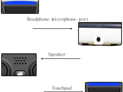 Wireless Dual-Vibration Gamepad For Ps4 With Bluetooth And Six-Axis Control Red-1915197124304310274