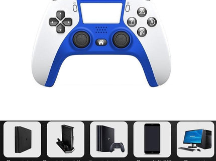 Wireless Dual-Vibration Gamepad For Ps4 With Bluetooth And Six-Axis Control Red-1915197124304310275