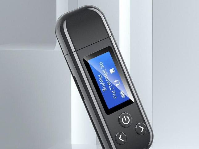Lcd Bluetooth Audio Transmitter Receiver For Car Hands-Free-1915197516970856449
